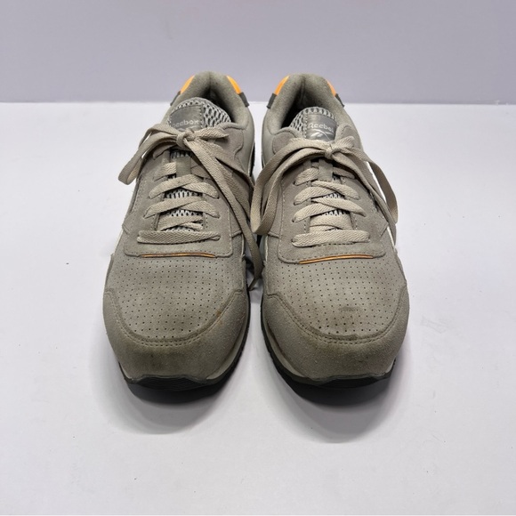 Reebok Harman Classic Comp Safety Toe Work Sneaker Womens Size 9 Gray Suede - Picture 2 of 9